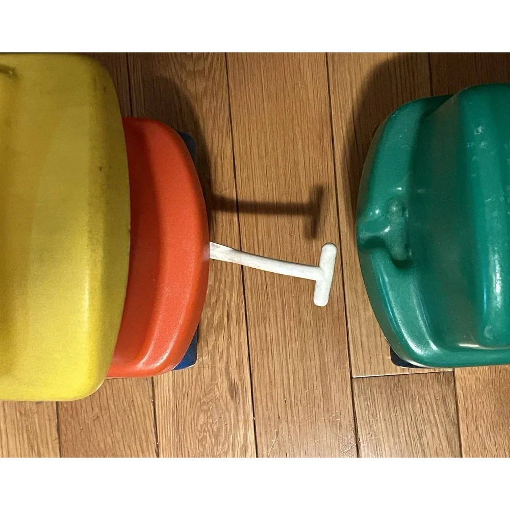 Vintage Little Tikes Chugga Choo Choo Ride-On Train CLEAN -Engine And Caboose
